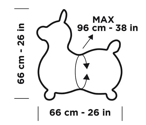 skoczek Rody Max wymiary