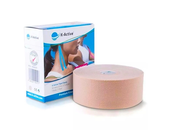 Taśma K-Active Tape 5cm/17m beżowa