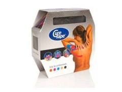 Długa taśma do kinesiotapingu CureTape Giant 5cm x 31,5 mczarna