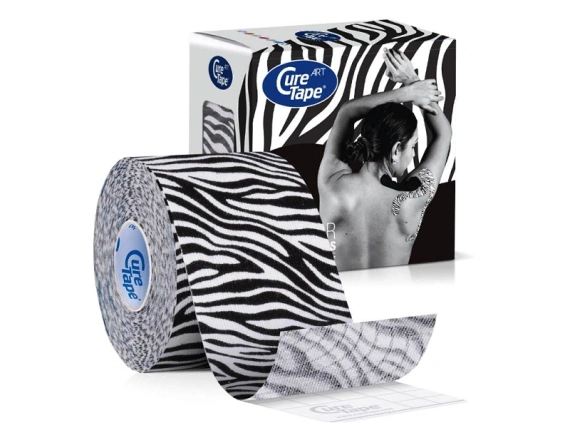 Taśma Cure Tape ART 5cm x 5m Zebra Black