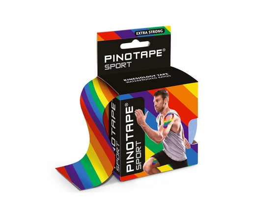 Pinotape Sport 5cm x 5m taśma do kinesiotapingu mocna wzór