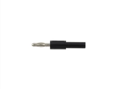 Adapter - przejściówka z 2 mm (gniazdo) na 4 mm (wtyk) - kolor czarny
