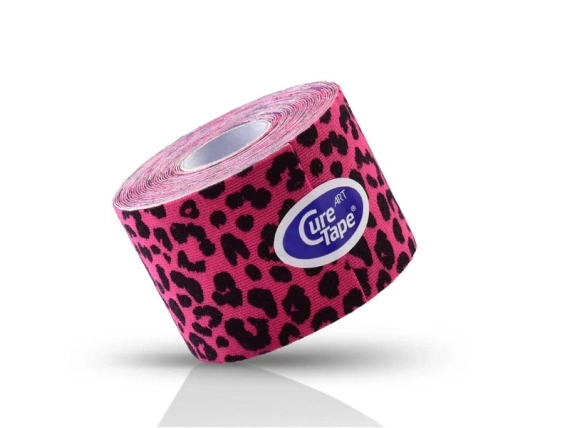 Taśma Cure Tape ART 5cm x 5m Leopard Pink