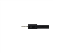 Adapter - przejściówka z 4 mm (gniazdo) na 2 mm (wtyk) - kolor czarny