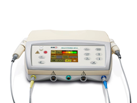 Aparat do elektroterapii, laseroterapii, ultradźwięków i magnetoterapii Multitronic MT-8 srebrno-szary