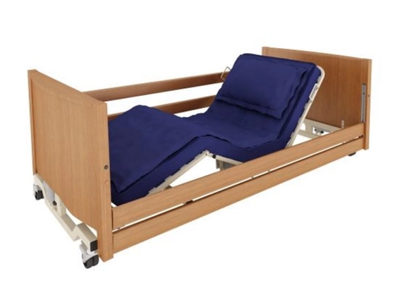 Łóżko rehabilitacyjne Taurus LOW LUX z leżem metalowym, o obniżonej konstrukcji
