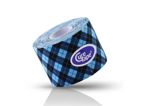 Taśma Cure Tape ART 5cm x 5m Tiger Tartan Blue