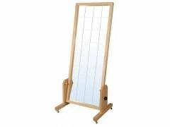 Lustro korekcyjne uchylne, drewniane