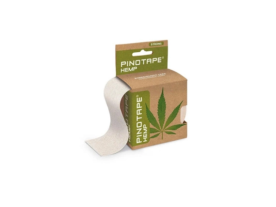 Pinotape Hemp 5cm x 5m bawełniano-konopna taśma do kinesiotapingu 