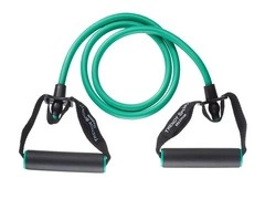 Rzemień rehabilitacyjny (tubing) Premium Gym Tube (opór średni - zielony)