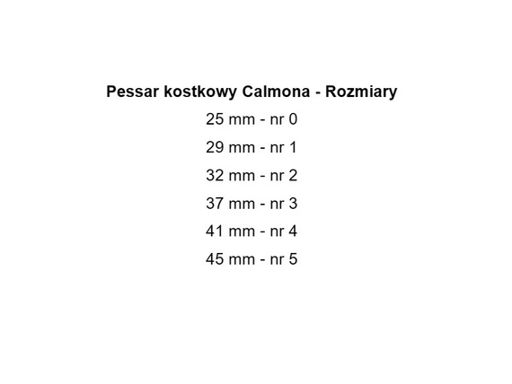 Silikonowy pessar kostkowy perforowany CALMONA