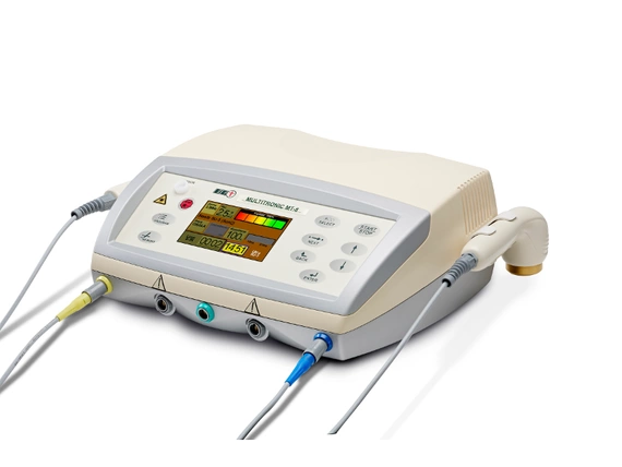 Aparat do elektroterapii, laseroterapii, ultradźwięków i magnetoterapii Multitronic MT-8 srebrno-szary