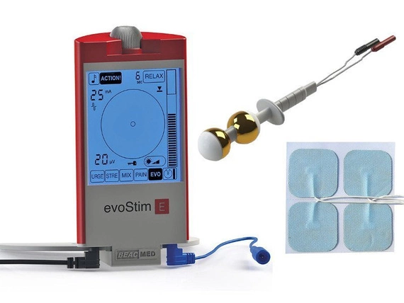 Elektrostymulator evoStim E do terapii NTM z biofeedback EMG