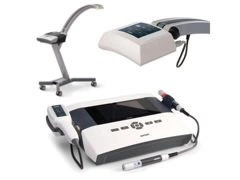 Aparat PhysioGo 400C + Aplikator skanujący R + IR 100 mW+450 mW + Sonda R 80/660 + IR 400/808 + Aplikator prysznicowy CL1800