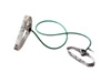 Rzemień rehabilitacyjny (tubing) Thera-Band z elastycznym uchwytem 1,4 m (opór mocny - zielony)