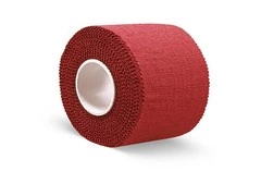 SportTape bawełniana, oddychająca taśma sztywna 3,75 cm x 10 m czerwona