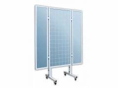 Lustro korekcyjne metalowe ze skrzydłami