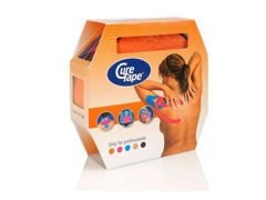 Długa taśma do kinesiotapingu CureTape Giant 5cm x 31,5m pomarańczowa