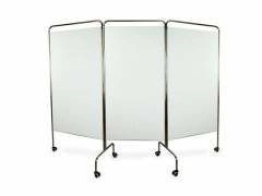 Parawan medyczny chromowany III