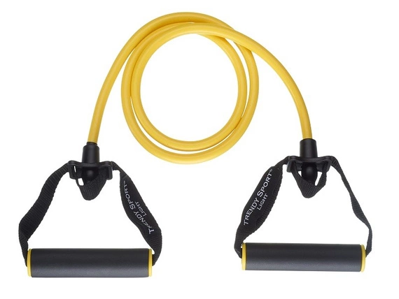 Rzemień rehabilitacyjny (tubing) Premium Gym Tube (opór słaby - żółty) 