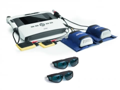 PhysioGo 700I + głowica GS-4 4 cm2/1/3,5 MHz + sonda IR 400/808 + CPE 1 + CPE 2 + okulary do laseroterapii NoIR (2 szt.)