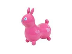Skoczek dla dzieci zając Raffy różowy
