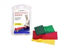 Komplet taśm rehabilitacyjnych słabego oporu Thera-Band 3 x 1,5m
