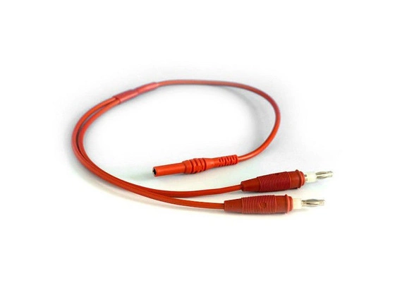 Kabel rozgałęziający do elektroterapii - czerwony