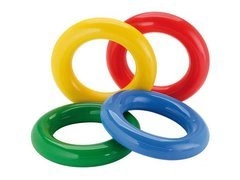 Ringo gładkie GYM RING Gymnic 4 szt.