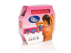 Długa taśma do kinesiotapingu CureTape Giant 5cm x 31,5m różowa